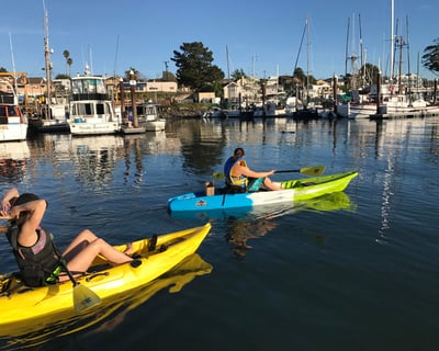 Santa Cruz Harbor 1-Hour Kayak Rental