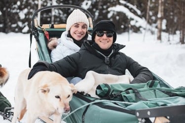 Private 1-Hour Dog Sledding Tour