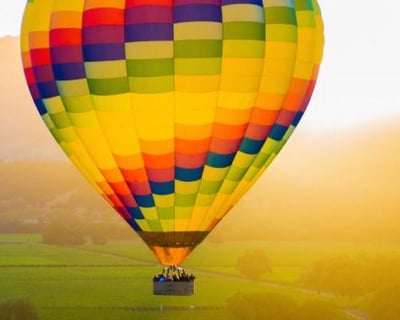 Hot-Air Balloon and Full-Day E-Bike Tour