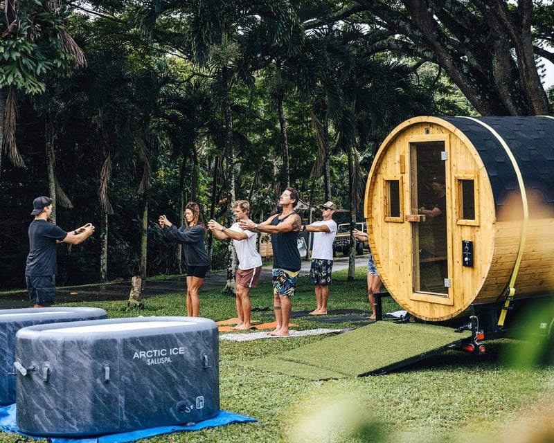 Breathwork, Sauna & Ice Bath Session in Kilauea, Kauai