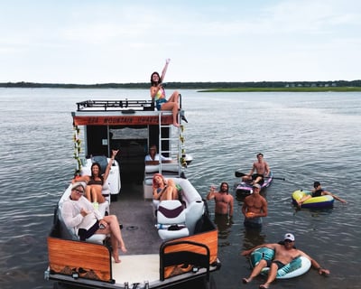 Bird Island Pontoon Boat Tour from N Myrtle Beach