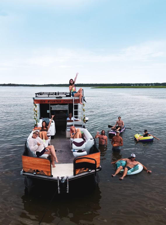 Bird Island Pontoon Boat Tour from N Myrtle Beach