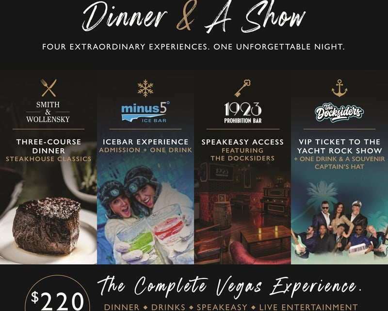 Yacht Rock Show, Dinner & Icebar at The Venetian Las Vegas