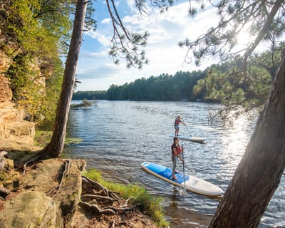 Stand-Up Paddleboard Rental on Lake Delton