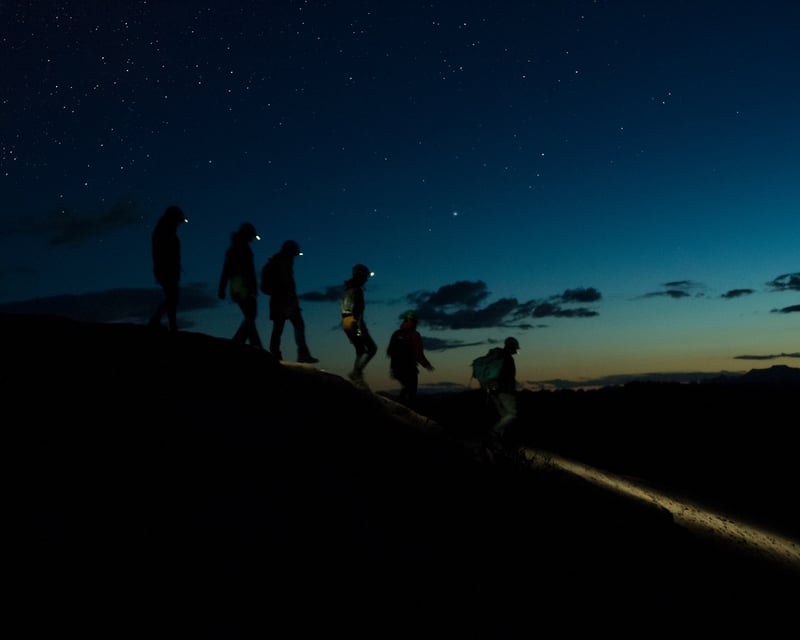 Private Night Slot Canyon Canyoneering in Kanab