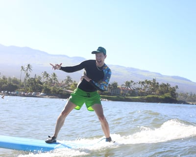 Private Surf Lesson in Kihei at Kalama Park