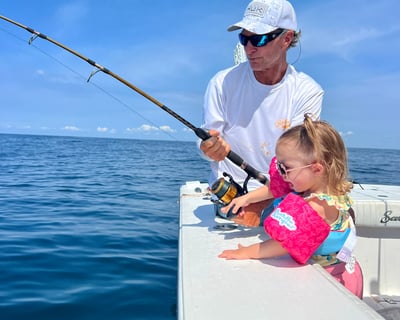Emerald Isle Kids' Fishing & Sharktooth Island Trip
