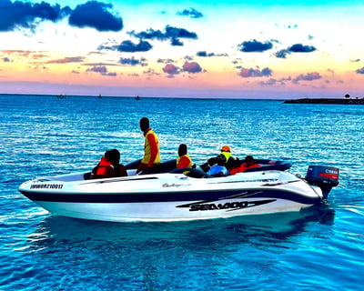 Ocho Rios Speedboat Cruise & Sea Tubing