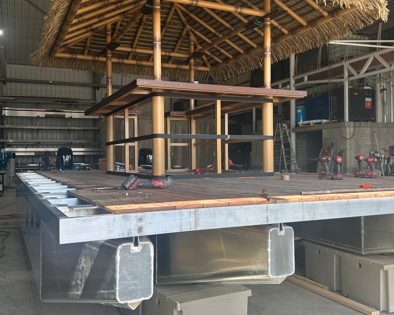 Floating Tiki Bar Boat Tour on Chautauqua Lake
