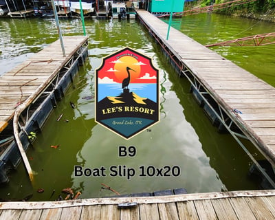 Covered Boat Slip Rental at Grand Lake 10' x 20'