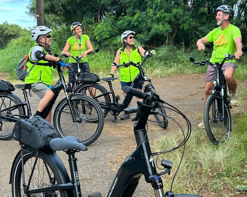 E-Bike History & Folklore Tour in Poipu & Koloa