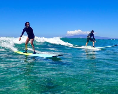 Semi-Private Surf Lesson at Ukumehame Beach