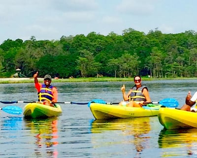 Guided Eco Kayak Tour on Hammond Lake