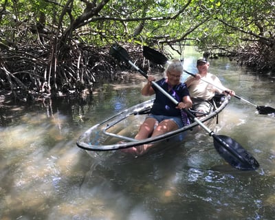Clear Tandem Kayak Rental at Big Hickory Island