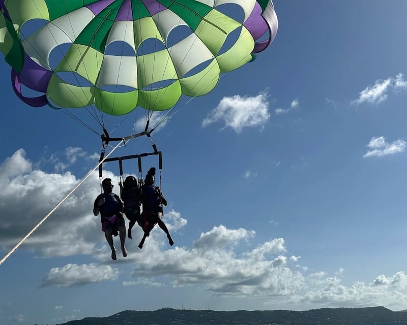 St. Thomas Parasailing Flight