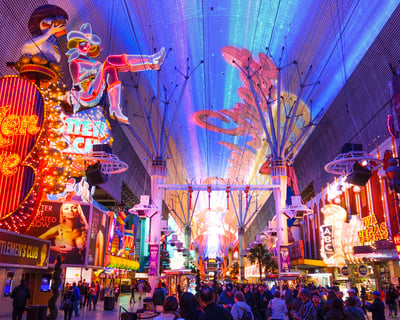 Explore Fremont Street Bar Crawl in Las Vegas