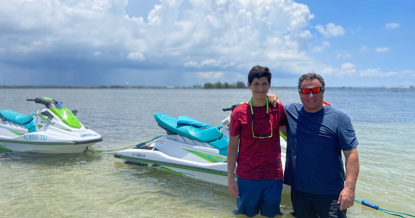 Clearwater Dolphin Jet Ski Tour & Island Stop