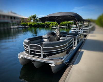 Explore Charlotte Harbor on a 24' Tritoon Rental