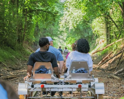 Ride An Electric Rail Bike In Blue Ridge