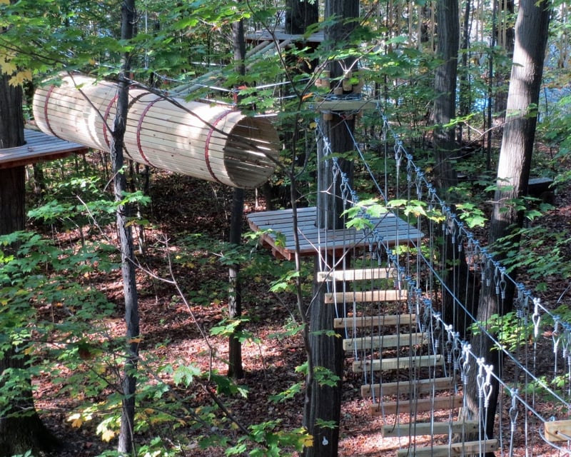 1-Hour Ropes Course in Geneva-on-the-Lake