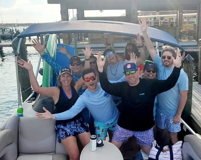 Destin Crab Island Private Pontoon Charter