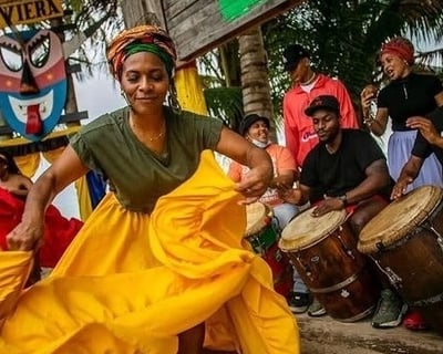 Loíza Bomba Dance Class With Live Drums
