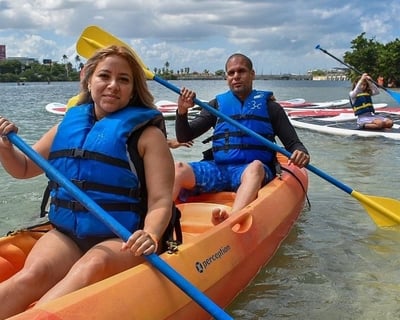 San Juan 1-Hour Double Kayak Rental