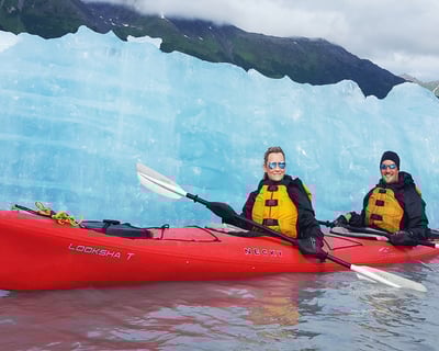 Spencer Glacier Iceberg Kayaking