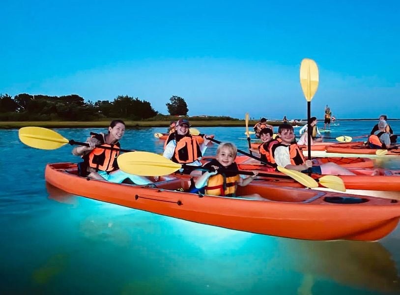 Glow Paddle Night Tour in Oak Bluffs