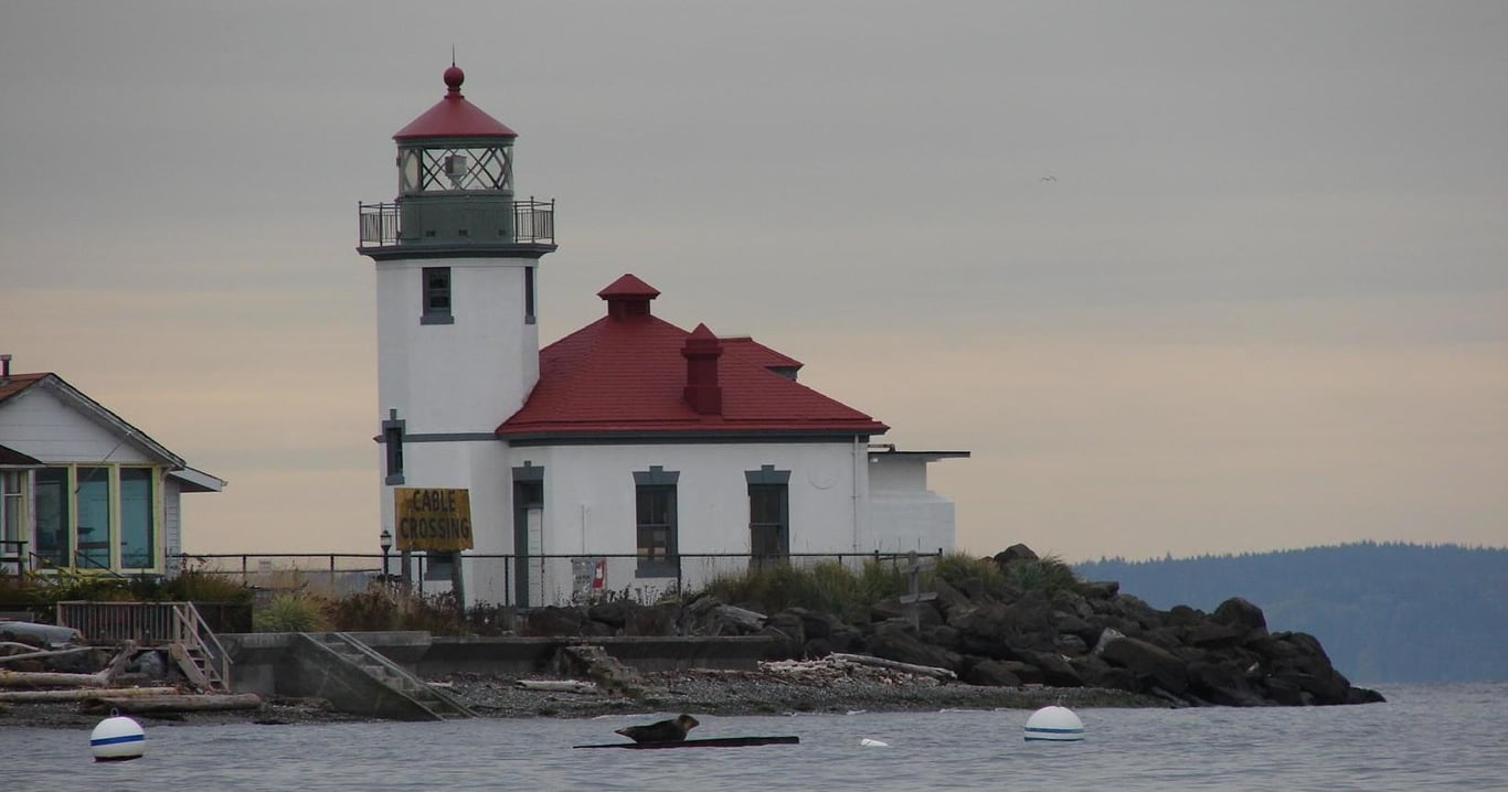Guided Kayak Journey to Historic Alki Lighthouse
