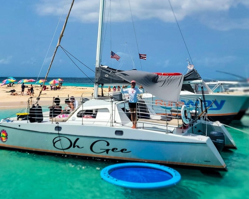 Fajardo Catamaran Snorkeling Tour with 2 Beach Stops