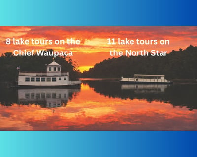 Waupaca Chain O'Lakes 1.5-Hour Scenic Cruise