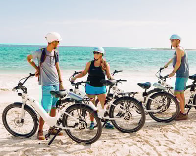 Kailua Kayak Tour to Popoia Island with E-Bikes