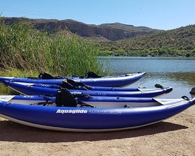 One-Person Inflatable Kayak Rental in Tempe