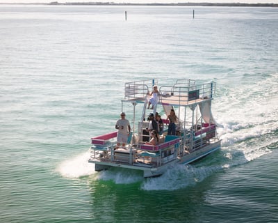 Fort Walton Beach Pontoon Rental with Double Slides
