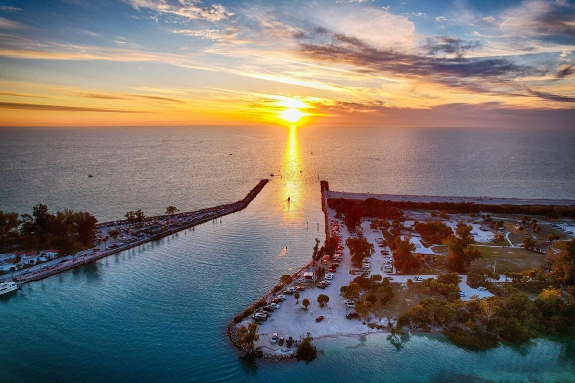 Sunset Tiki Boat Tour in Venice Shark Capital