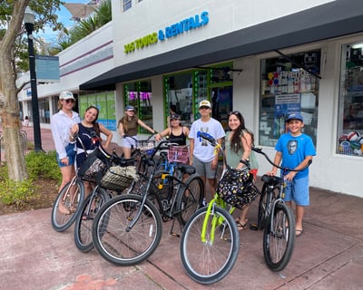 Explore South Beach by Bicycle Rental in Miami Beach