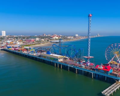 24-Mile Galveston Island Helicopter Tour