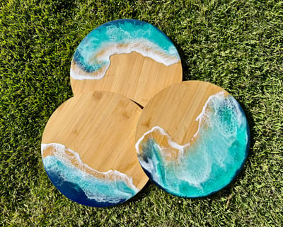 Create an Epoxy Resin Tray Table or Lazy Susan in Paia