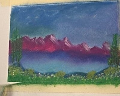 Oil Pastel Class in Grand Lake