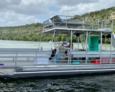 Double Decker Barges With Slide for 22