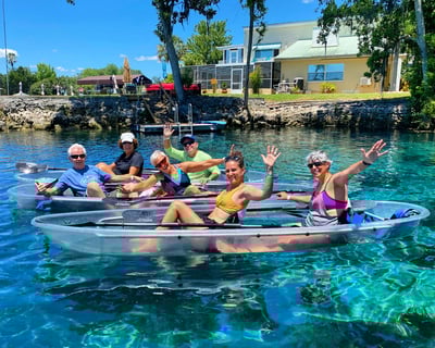 Private Crystal River Clear Kayak Tour