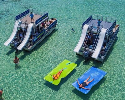 Destin Pontoon Boat Charter with Captain & Slides