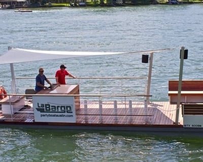 35' Party Barge Charter on Lake Austin