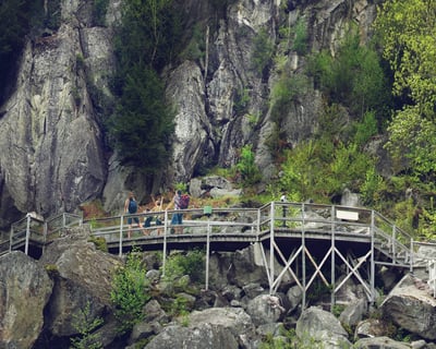 Granite Cave Exploration in Rumney