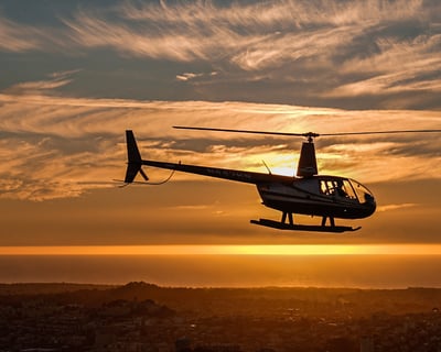 Sunset Champagne Helicopter Tour