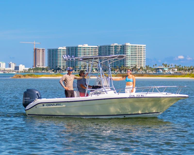 20' Center Console Boat Rental in Orange Beach