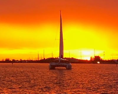 2-Hour Private Sunset Catamaran Sail In Cocoa Beach