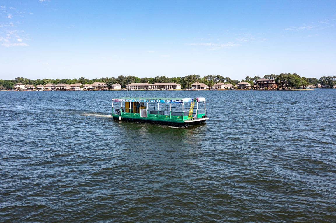 Captained Party Barge for 50 on Lake Conroe