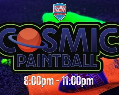 Nighttime UV Paintball in Weare